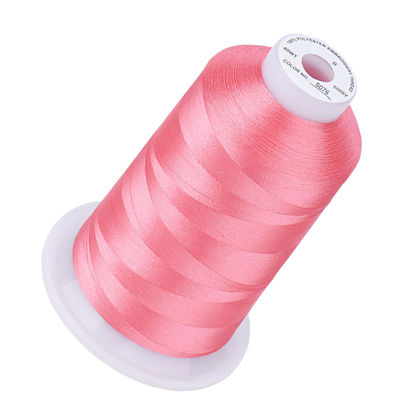 Picture of Simthread Embroidery Thread Dusty Pink S076 5500 Yards, 40wt 100% Polyester for Brother, Babylock, Janome, Singer, Pfaff, Husqvarna, Bernina Machine