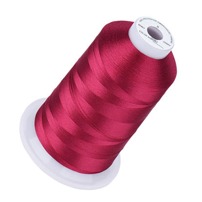 Picture of Simthread Embroidery Thread Mulberry S082 5500 Yards, 40wt 100% Polyester for Brother, Babylock, Janome, Singer, Pfaff, Husqvarna, Bernina Machine