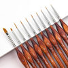 Picture of Miniature Model Paint Brushes-10pcs Micro Detail Paint Brush Set,Small Fine Detail Brushes for Acrylics, Oils, Watercolors & Paint by Number, Citadel, Figurine, Warhammer 40k