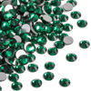 Picture of beadsland Flat Back Crystal Rhinestones Round Gems, Emerald (3.8-4.0mm) SS16/1440pcs