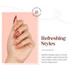 Picture of Beetles Gel Nail Polish Set, 6 Colors Shadow Duos Neutral Skin Tone Gel Polish Orange Nude Brown Shimmer Holiday Gel Polish Soak Off UV Gel Nail Art DIY Manicure Gifts for Women