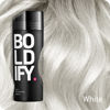 Picture of BOLDIFY Hair Fibers for Thinning Hair (WHITE) Undetectable - 56gr Bottle - Completely Conceals Hair Loss in 15 Sec - Hair Thickener for Fine Hair for Women & Men