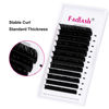 Picture of Lash Extension Easy Fan Volume Lashes 0.03 L Curl 19mm Lashes for Eyelash Extensions Professional Lash Supplies Easy Fan Lashes Mixed Tray Mega Lashes (0.03-L, 19mm)