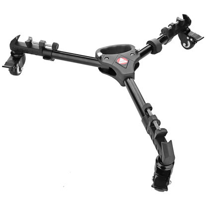 Picture of YaeCCC Kingjoy VX-600 Photography Heavy Duty Tripod Dolly Wheels Adjustable Leg Mounts Compatible with Canon Nikon Sony DSLR Camera Camcorder Photo Video