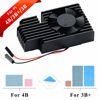 Picture of GeeekPi Raspberry Pi 4 Fan Heasink, Raspberry Pi Aluminum Heatsink Cooling Kit for Raspberry Pi 4B/3B/3B+ (B Plus)