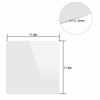 Picture of 2 Packs 12 x 12 Inch Acrylic White Reflective Display Table Riser for Professional Product Photography, KINJOEK 30x30CM Background Boards for Product Table Top Photography Shooting