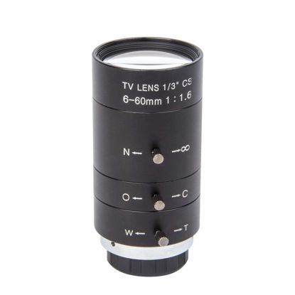 Picture of Xenocam 6-60mm 1/3" CS Lens CCTV Lens IR F1.6 Manual Zoom Manual Iris for CCTV CCD Camera