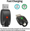 Picture of Charger USB Thread Cable, Portable USB Charger, with LED Indicator Light, Intelligent Overcharge Protection 2PC