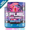 Picture of G Fuel Miami Nights Strawberry Pina Colada Flavored Game Changing Elite Energy Powder, Sharpens Mental Focus and Cognitive Function, Zero Sugar, Supports Immunity and Enhances Mood 9.8 oz (40 servings)