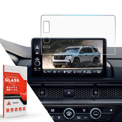 Picture of ASZSK Pilot 2023 Screen Protector,9 Inch Tempered Glass Protective Film For Honda Pilot, GPS Navigation Touchscreen 9H Anti-Scratch HD Clarity Infotainment Display Pilot Accessories