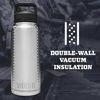 Picture of YETI Rambler 46 oz Bottle, Vacuum Insulated, Stainless Steel with Chug Cap, Offshore Blue