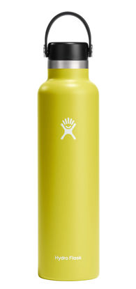 Picture of Hydro Flask 24 oz Standard Mouth with Flex Cap Stainless Steel Reusable Water Bottle Cactus - Vacuum Insulated, Dishwasher Safe, BPA-Free, Non-Toxic