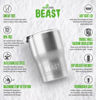 Picture of Beast 10 oz Tumbler Stainless Steel Vacuum Insulated Coffee Ice Cup Double Wall Travel Flask (Army Green)