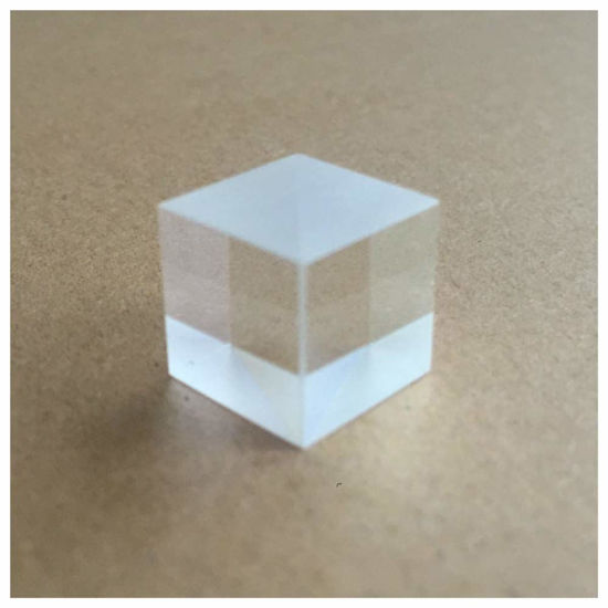 Picture of Optical Glass Cube Dichroic Beam Splitter Prism Ratio 50:50 Spectrome Sicence