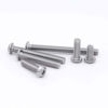 Picture of 1/4-20 x 2-1/4" Button Head Socket Cap Bolts Screws, 304 Stainless Steel 18-8, Allen Hex Drive, Bright Finish, Fully Machine Thread, Pack of 10