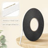 Picture of 2 Rolls Double Sided Foam Tape PE Foam Tape Sponge Soft Mounting Adhesive Tape (Black,1/4 Inch by 50 Feet)