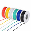 Picture of TUOFENG 18 AWG Wire Electrical Wires 18 Gauge Tinned Copper Wire, PVC (OD: 1.85 mm) 6 Different Colored 16.4ft / 5m Each,Stranded Wire Hookup Wires for DIY DC/AC