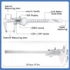 Picture of Simhevn Electronic Digital Calipers, inch and Millimeter Conversion,LCD Screen displays 0-8"Caliper Measuring Tool, Automatic Shutdown, Suitable for DIY/Jewelry Measurement (200mm Stainless Steel)