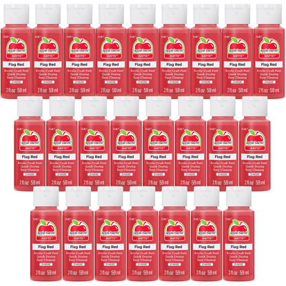 Picture of Apple Barrel Acrylic Paint in Assorted Colors, Flag Red (Pack of 24) 2 oz, 21469EB