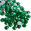 Picture of Beadsland Hotfix Rhinestones, 2880pcs Flatback Crystal Rhinestones for Crafts Clothes DIY Decorations, Emerald, SS10, 2.7-2.9mm