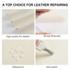 Picture of YAFLC Leather Repair Patch for Furniture, 4" x 63" Leather Repair Tape self Adhesive, Leather Repair Patch for couches car seat Sofa Jackets Handbags Milky White