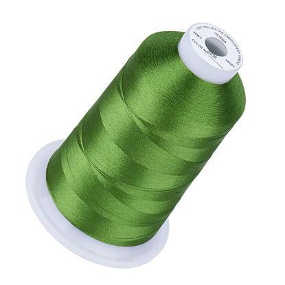 Picture of Simthread Embroidery Thread Ivy Green S038 5500 Yards, 40wt 100% Polyester for Brother, Babylock, Janome, Singer, Pfaff, Husqvarna, Bernina Machine