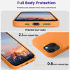 Picture of OTOFLY Designed for iPhone 13 Case, Silicone Shockproof Slim Thin Phone Case for iPhone 13 6.1 inch (Orange)