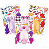 Picture of JOYIN 36 PCS 9.8”x6.7" Make-a-face Sticker Sheets Make Your Own Unicorn Fantasy Animal Mix and Match Sticker Sheets with Fantasy Unicorn Animals Kids Party Favor Supplies Craft