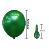 Picture of Dark Green Latex Party Balloons - 50 Pack 12 inch Green Helium Balloons for Baby Shower Birthday Summer Jungle Theme Party Decorations