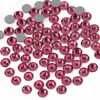 Picture of beadsland Flat Back Crystal Rhinestones Round Gems for Nail Art and Craft Glue Fix,Rose (1.3-1.4mm) SS3/1440pcs