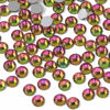 Picture of Beadsland Flat Back Crystal Rhinestones Round Gems for Nail Art and Craft Glue Fix, Rainbow (2.9-3.0mm) SS12/1440pcs