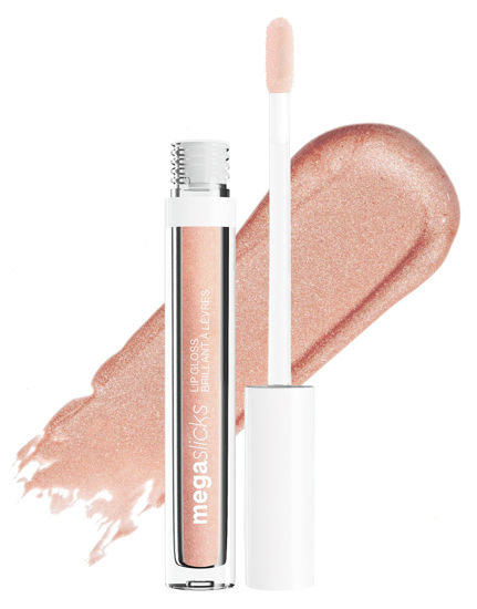 Picture of wet n wild Mega Slicks Lip Gloss | Long Lasting | Hyaluronic Acid | High Shine | Champagne Please