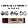 Picture of Kind Lips Lip Balm, Nourishing Soothing Lip Moisturizer for Dry Cracked Chapped Lips, Made in Usa With 100% Natural USDA Organic Ingredients, Chocolate Flavor, Pack of 2