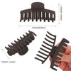 Picture of Vsiopy 10 PCS Large Clips for Thin/Thick Hair, 6 Pack 3.5 Inch Big Matte Claw Clips for Women & Girls