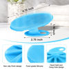 Picture of INNERNEED Food-Grade Soft Silicone Body Cleansing Brush Shower Scrubber, Gentle Exfoliating and Massage for All Kinds of Skin (Blue)