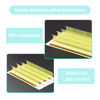 Picture of Colored Lash Extensions 0.07mm C Curl Yellow Individual Volume Lashes Extensions 8-15 Mix Length Color Eyelash Extensions for Salon (Yellow 0.07-C, 8-15mm)