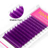 Picture of TDANCE Colorful Easy Fan Volume Lashes Eyelash Extension Supplies Rapid Blooming Volume Eyelash Extensions Thickness 0.07 C Curl Mix 8-15mm Self Fanning Eyelashes Extension (Purple,C-0.07,8-15mm)