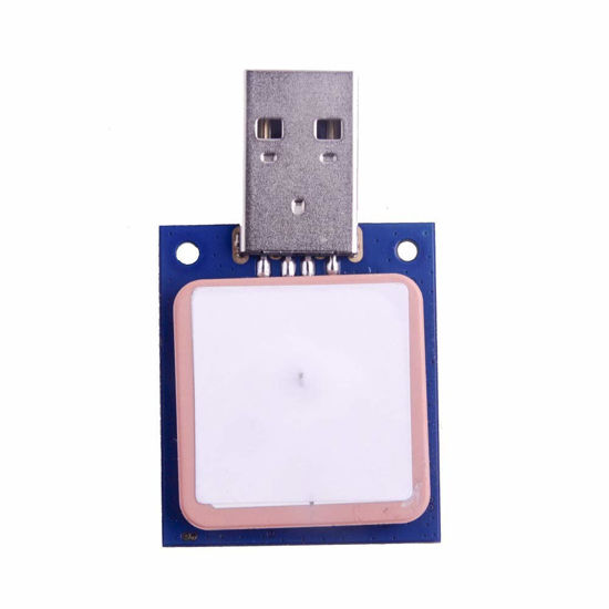 Picture of Geekstory USB GPS Module Antenna Supports GPS+GLONASS Beidou Built-in Flash for Arduino Pixhawk IPEX Compatible, Better Than VK-162