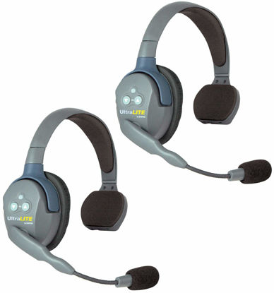 Picture of EARTEC UL2S UltraLITE Full Duplex Wireless Headset Communication for 2 Users - 2 Single Ear Headsets