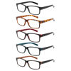 Picture of NORPERWIS Reading Glasses 5 Pairs Quality Readers Spring Hinge Glasses for Reading for Men and Women (5 Pack Mix Color -2, 0.75)