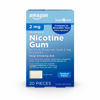 Picture of Amazon Basic Care Uncoated Nicotine Polacrilex Gum 2 mg, Original Flavor, Stop Smoking Aid, 20 Count