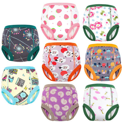 Picture of MooMoo Baby Potty Training Pants 8 Packs Absorbent Toddler Training Underwear for Boys and Girls 2T-6T