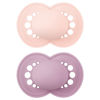 Picture of MAM Original Matte Baby Pacifier, Nipple Shape Helps Promote Healthy Oral Development, Sterilizer Case, Girl,6-16 Months(Pack of 2)