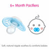 Picture of MAM Original Matte Baby Pacifier, Nipple Shape Helps Promote Healthy Oral Development, Sterilizer Case, Girl,6-16 Months(Pack of 2)