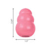 Picture of KONG - Puppy Toy Natural Teething Rubber - Fun to Chew, Chase and Fetch - for Extra Small Puppies - Pink