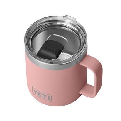 YETI Rambler 24 oz Mug, Vacuum Insulated, Stainless Steel with MagSlider  Lid, Sandstone Pink