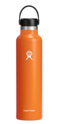 Picture of Hydro Flask 24 oz Standard Mouth with Flex Cap Stainless Steel Reusable Water Bottle Mesa - Vacuum Insulated, Dishwasher Safe, BPA-Free, Non-Toxic