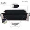 Picture of Easy-Going Sofa Slipcover Reversible Loveseat Cover Water Resistant Couch Cover Furniture Protector with Elastic Straps for Pets Kids Children Dog Cat (Loveseat, Black/Beige)