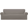 Picture of Easy-Going Stretch Oversized Sofa Slipcover 1-Piece Sofa Cover Furniture Protector Couch Soft with Elastic Bottom for Kids, Polyester Spandex Jacquard Fabric Small Checks Taupe