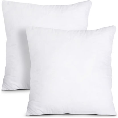 Picture of Utopia Bedding Throw Pillows Insert (Pack of 2, White) - 26 x 26 Inches Bed and Couch Pillows - Indoor Decorative Pillows